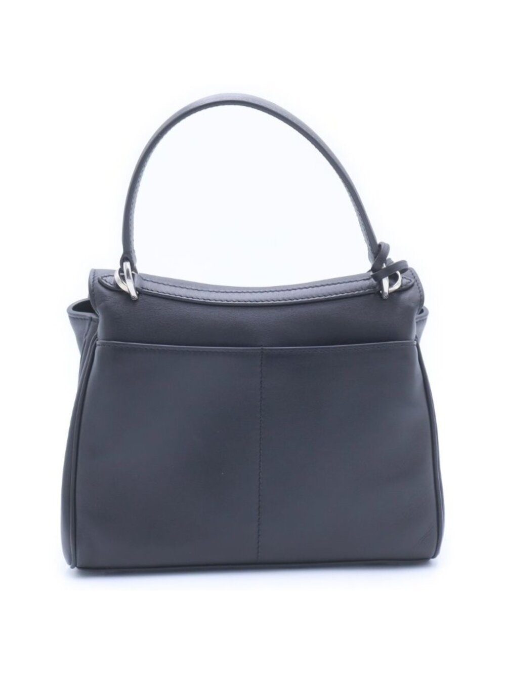 Balenciaga Rodeo Small Shoulder Bag 2-Way Black Leather Silver - Picture 2 of 6